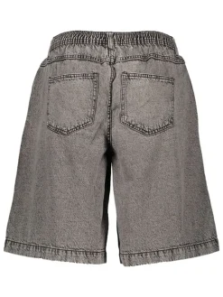 Jeans-Bermudas in Grau