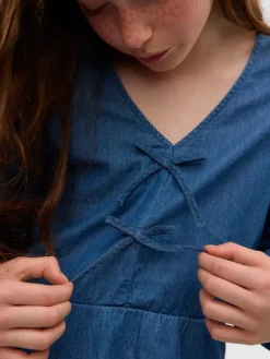 Jeans-Bluse "Demi" in Blau