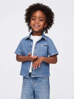 Jeanshemd in Blau