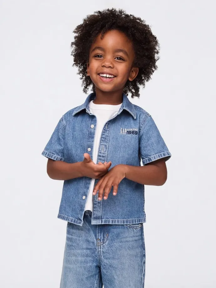 Jeanshemd in Blau