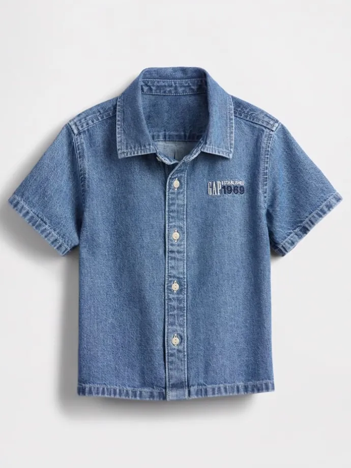 Jeanshemd in Blau