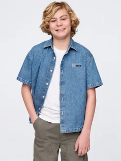 Jeanshemd in Blau
