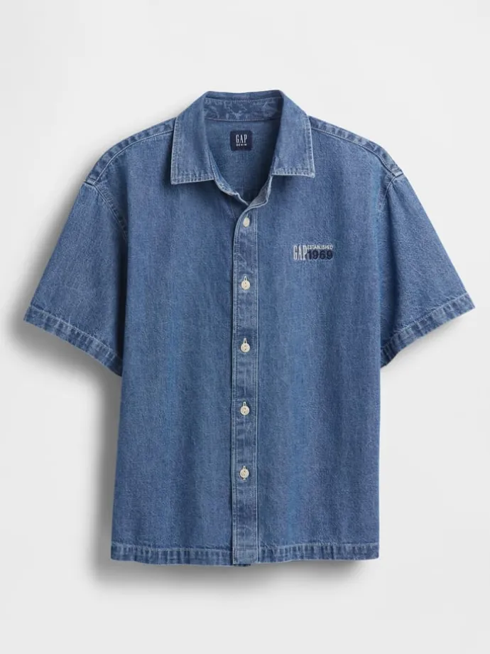 Jeanshemd in Blau