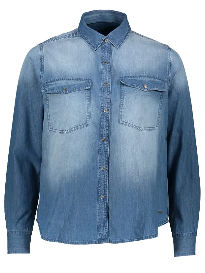 Jeanshemd in Blau