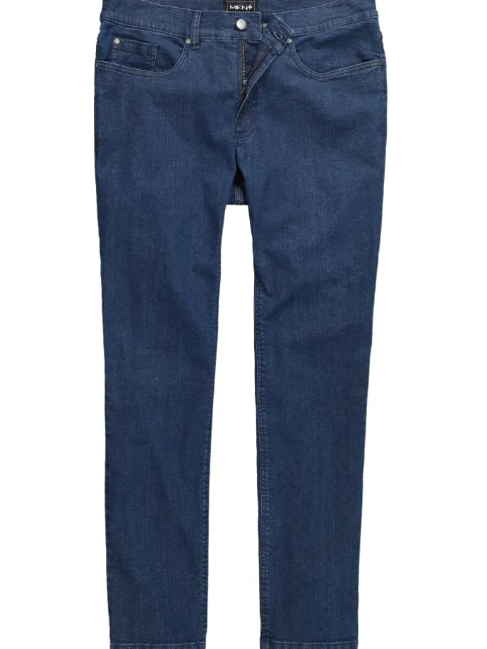 Jeanshose in dark blue denim