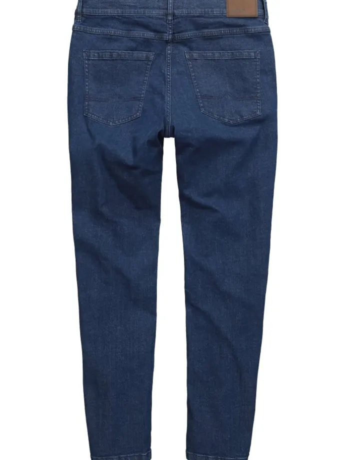 Jeanshose in dark blue denim
