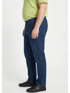 Jeanshose in dark blue denim