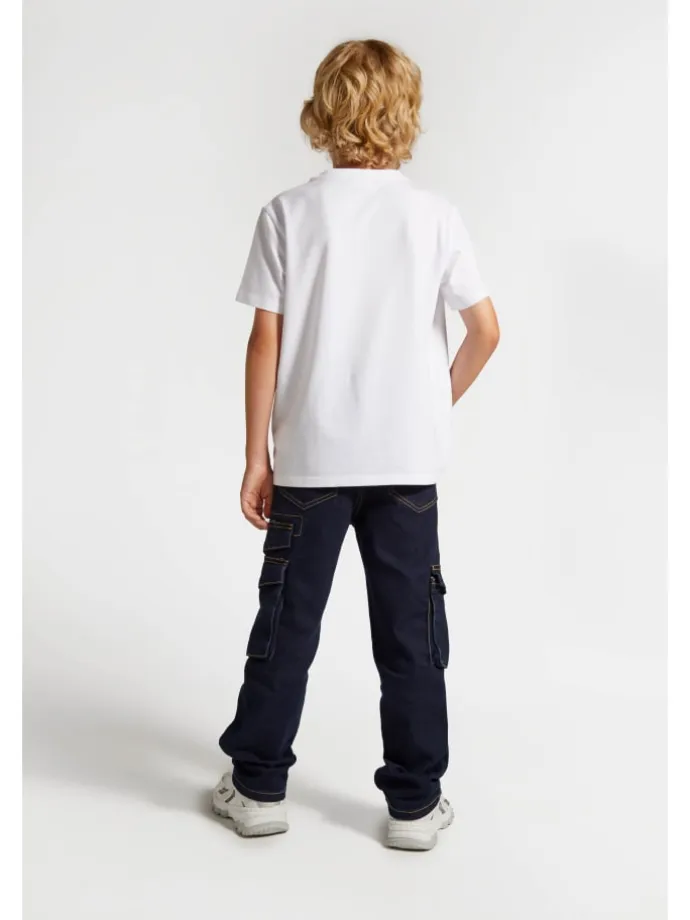 Jeanshose in dunkelblau