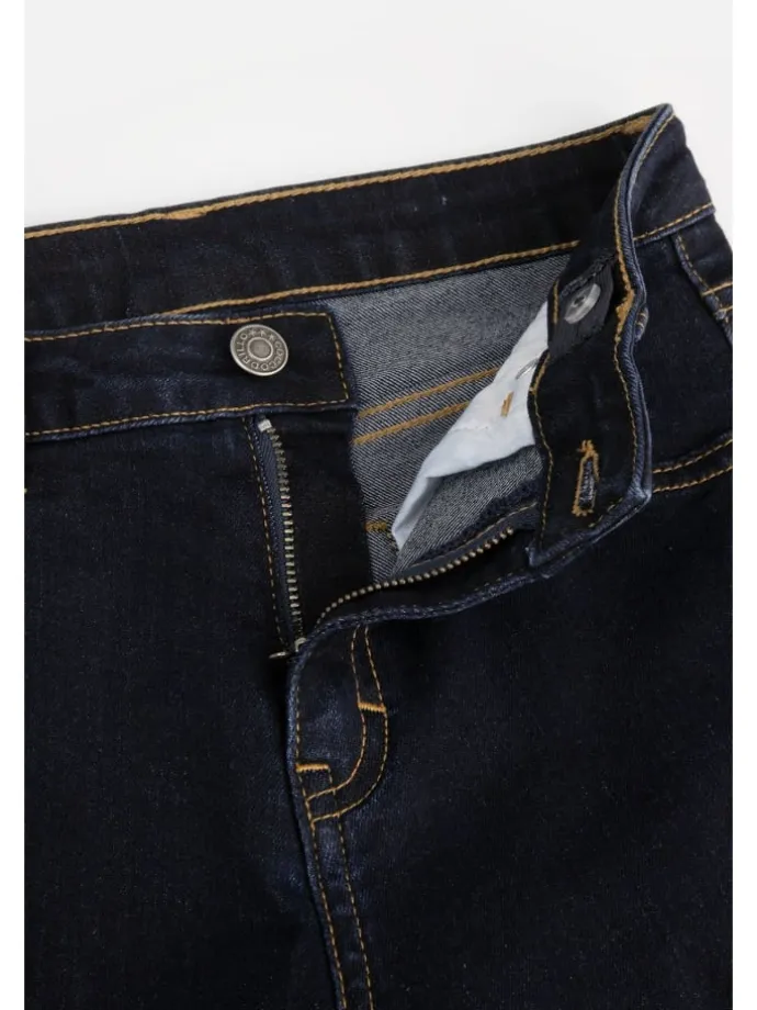 Jeanshose in dunkelblau
