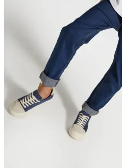 Jeanshose in dunkelblau