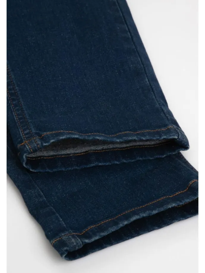 Jeanshose in dunkelblau