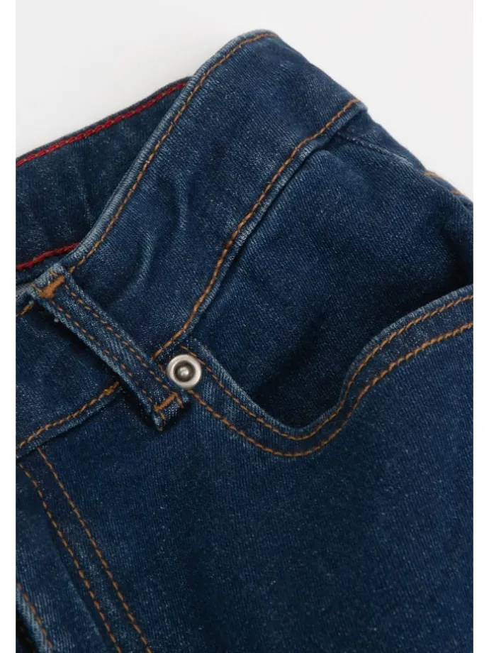 Jeanshose in dunkelblau