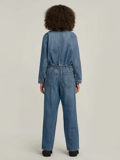 Jeans-Jumpsuit in Blau