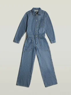 Jeans-Jumpsuit in Blau
