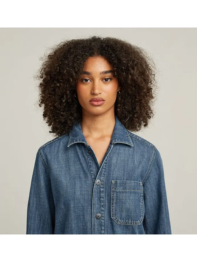 Jeans-Jumpsuit in Blau