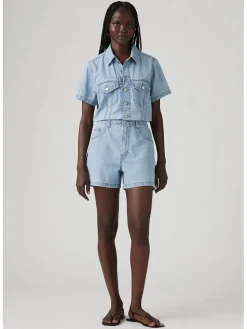 Jeans-Jumpsuit in Hellblau