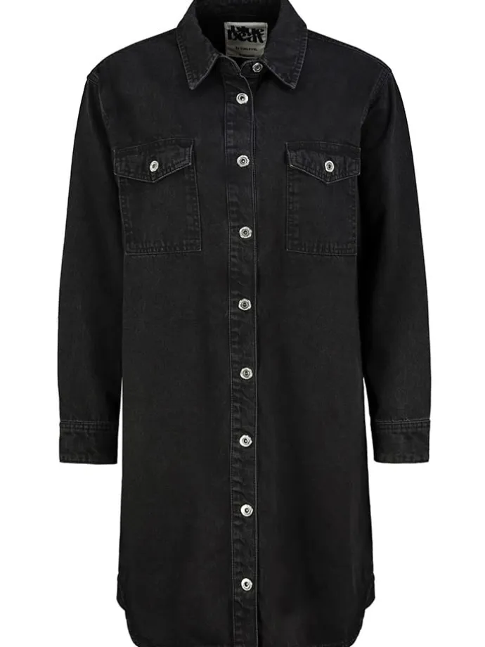 Jeanskleid in Schwarz