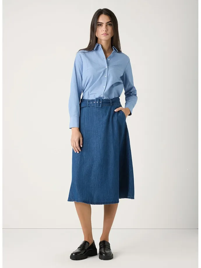 Jeansrock in Blau