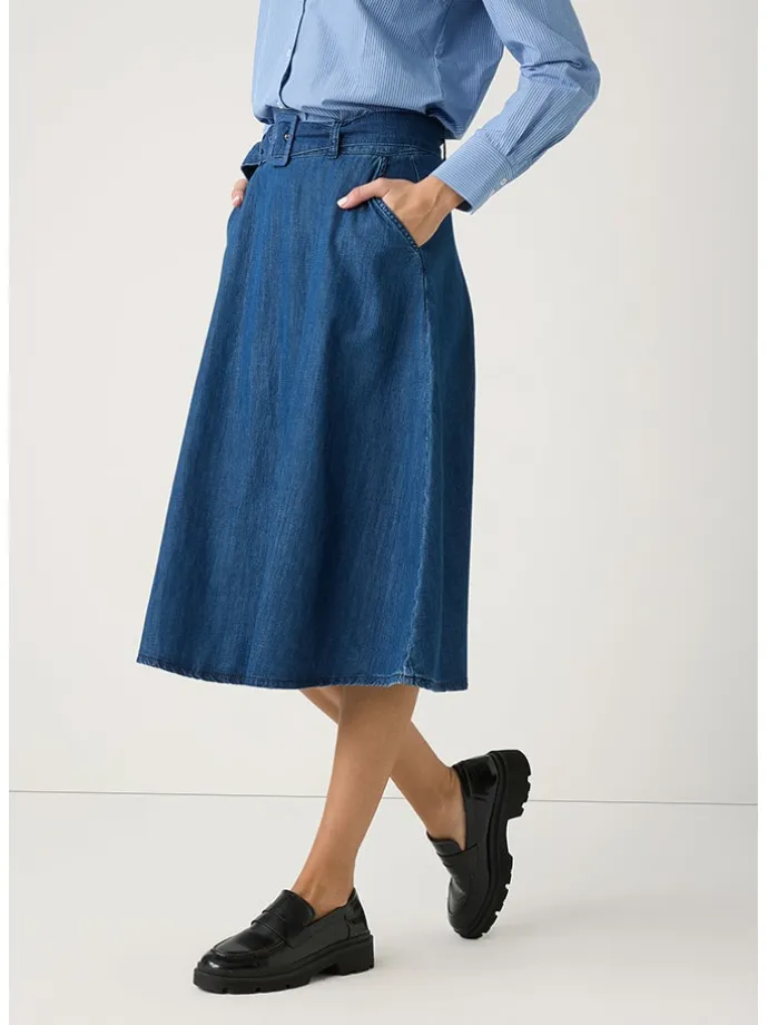 Jeansrock in Blau