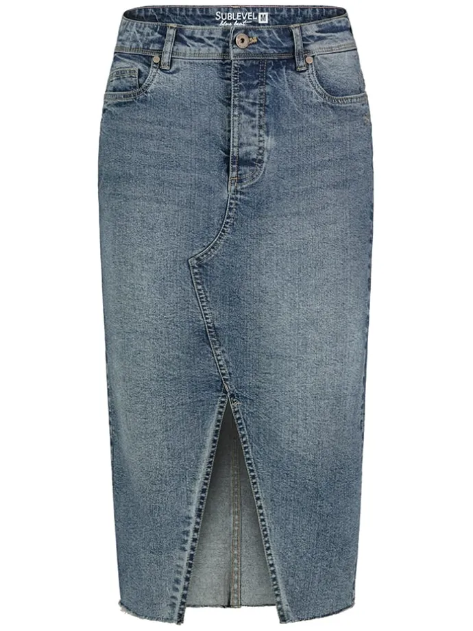 Jeansrock in Blau