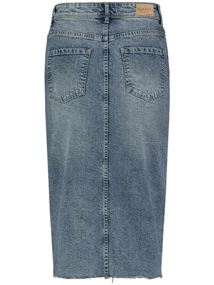 Jeansrock in Blau