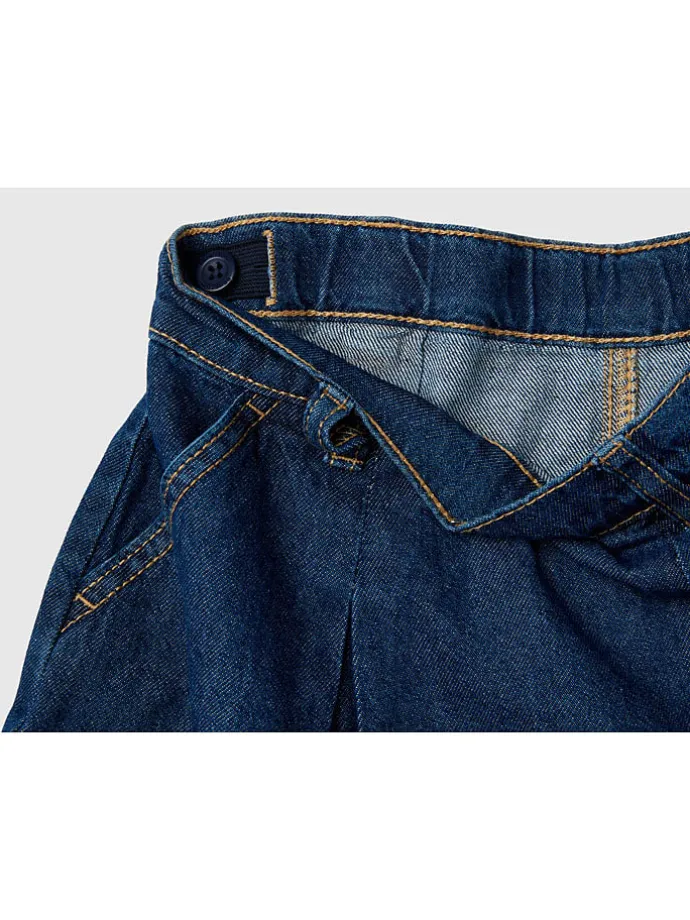 Jeans-Rock in Dunkelblau