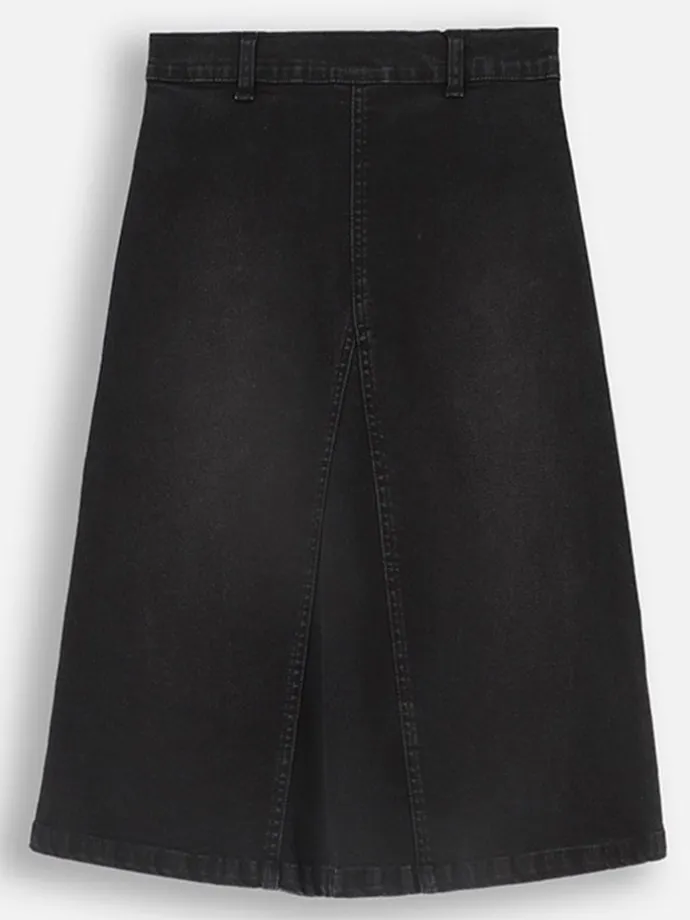Jeansrock in Schwarz