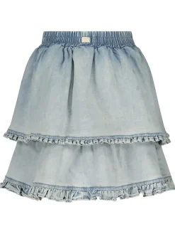 Jeans-Rock "Toeda" in Hellblau