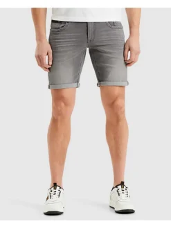 Jeans-Shorts in Grau