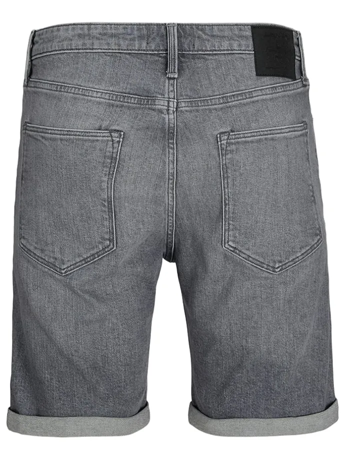 Jeans-Shorts in Grau