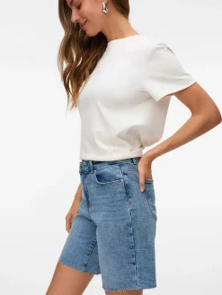 Jeans-Shorts in Hellblau