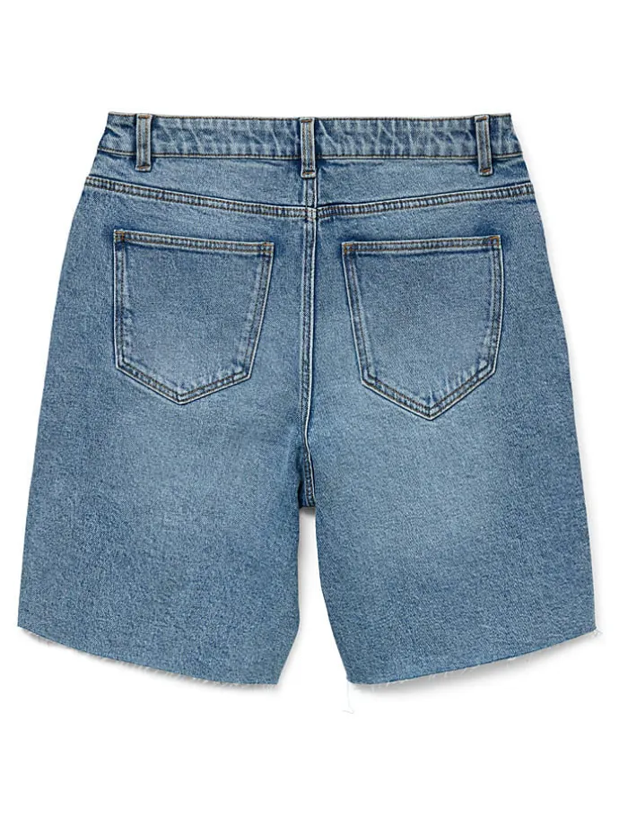 Jeans-Shorts in Hellblau
