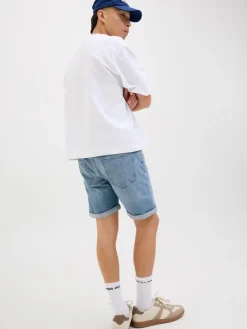Jeans-Shorts in Hellblau