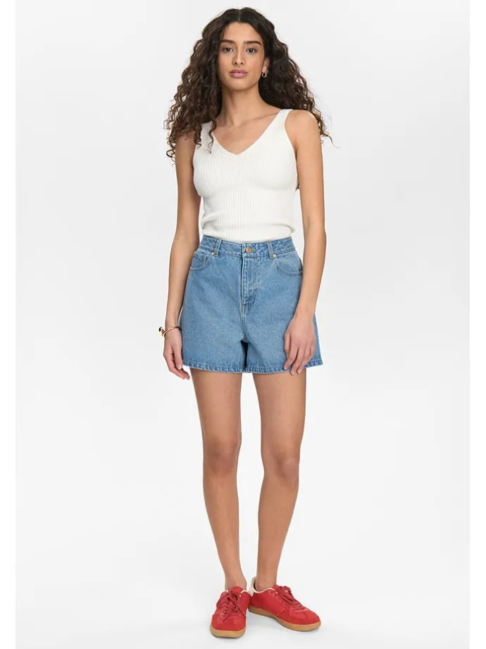 Jeans-Shorts "Nuvirginia" in Blau