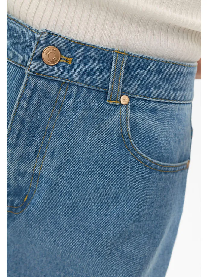 Jeans-Shorts "Nuvirginia" in Blau