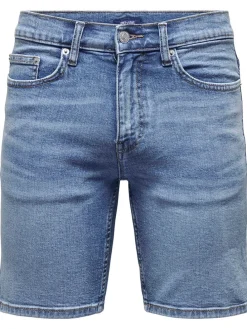 Jeansshorts "Weft" in Blau
