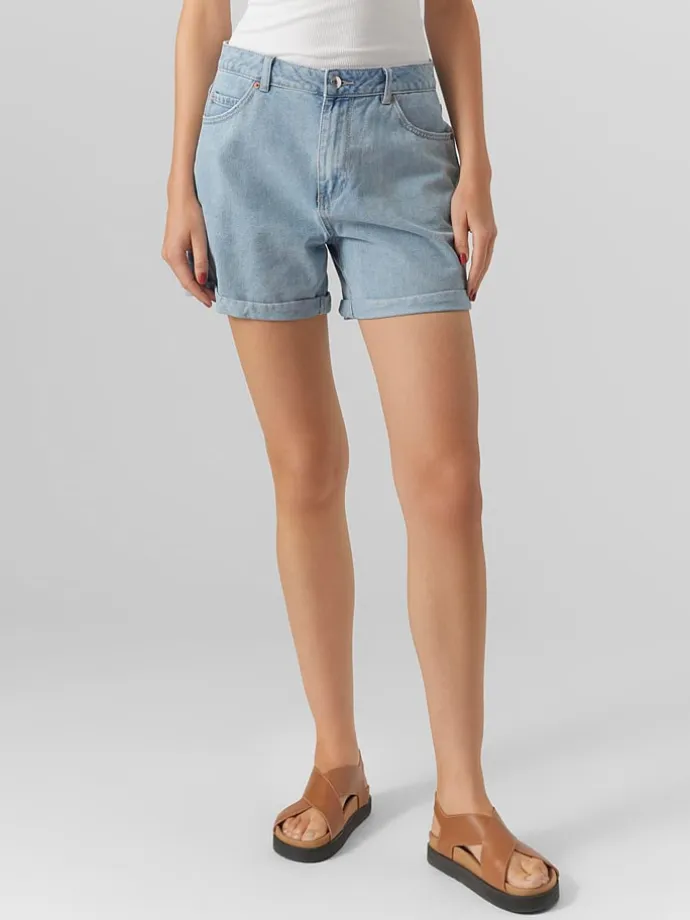 Jeans-Shorts "Zuri" in Hellblau