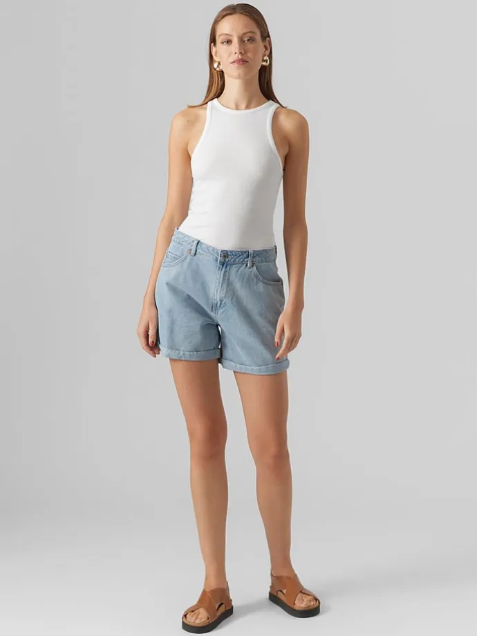 Jeans-Shorts "Zuri" in Hellblau