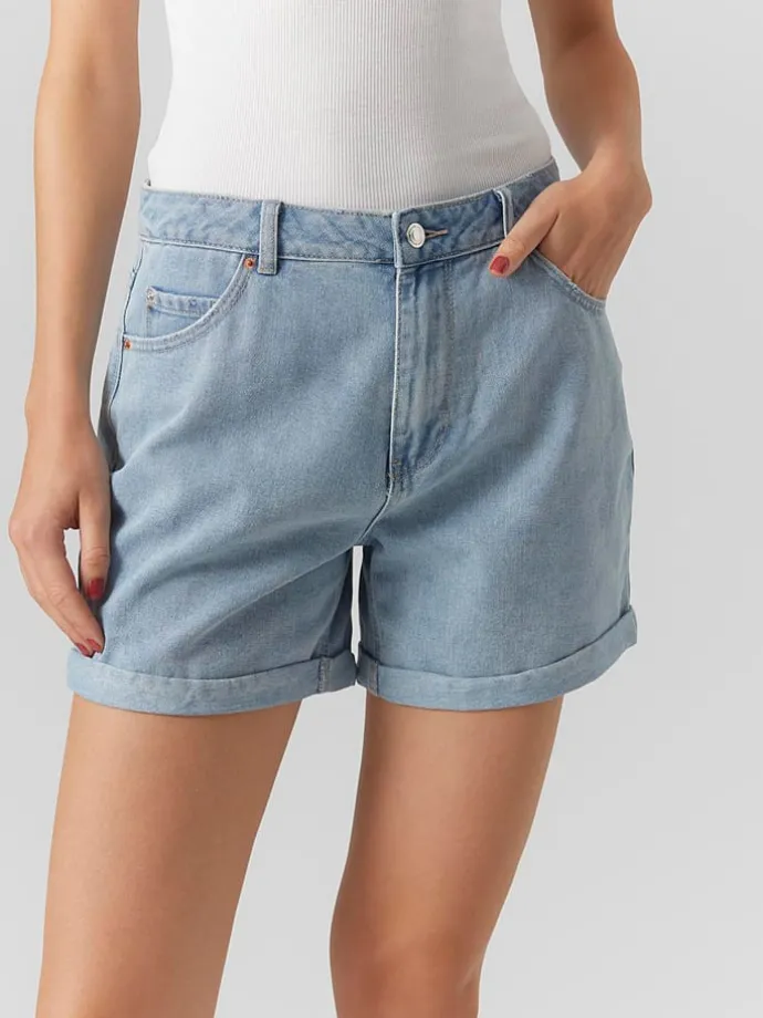 Jeans-Shorts "Zuri" in Hellblau