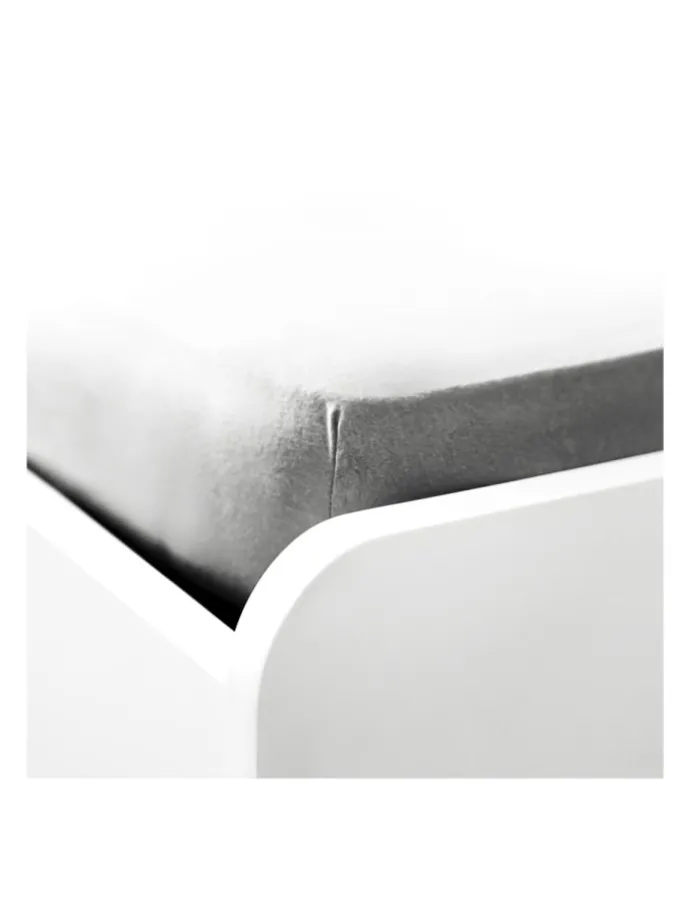 Jersey Spannbettlaken Spannbetttuch 100% Baumwolle Bettlaken Betttuch in Grau