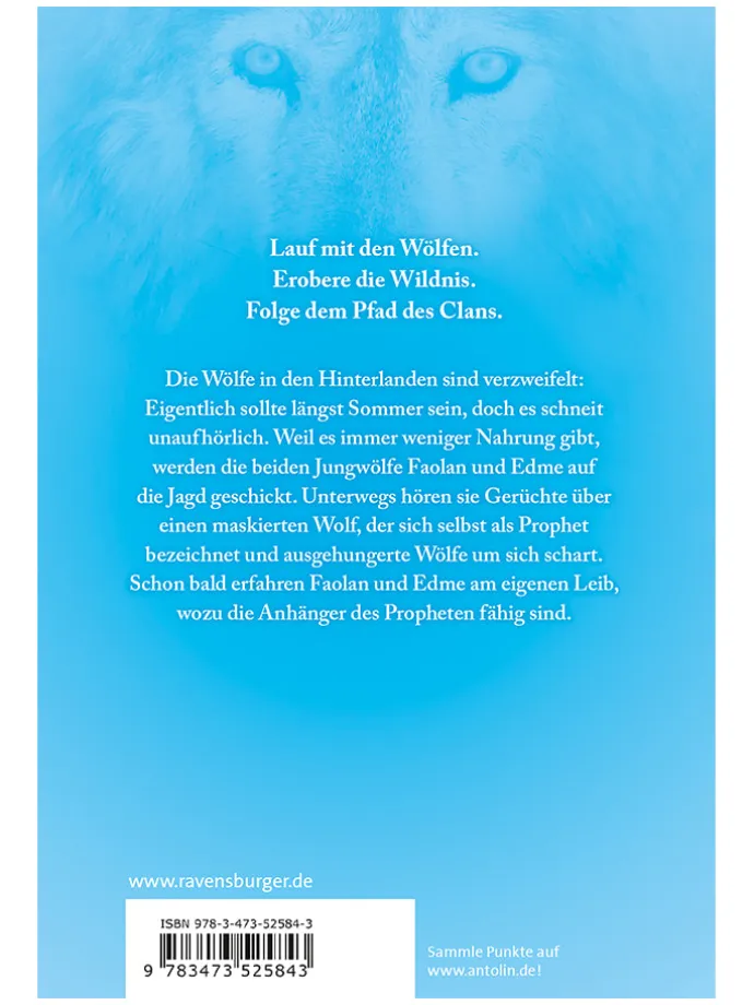 Jugendroman "Clan der Wölfe - Eiskönig"