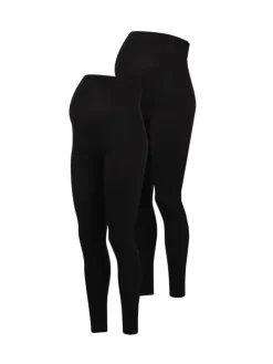 Julia Umstandsleggings Doppelpack Dunkelblau-Dunknelgrau
