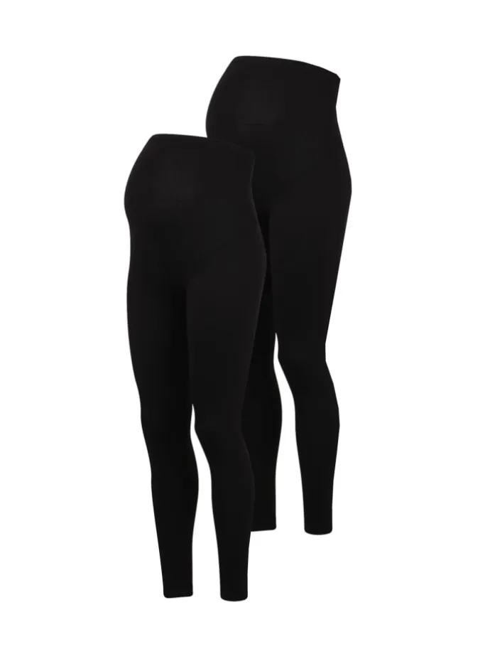 Julia Umstandsleggings Doppelpack Dunkelblau-Dunknelgrau