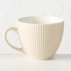 Jumbotasse "Ranura" in Creme - 420 ml