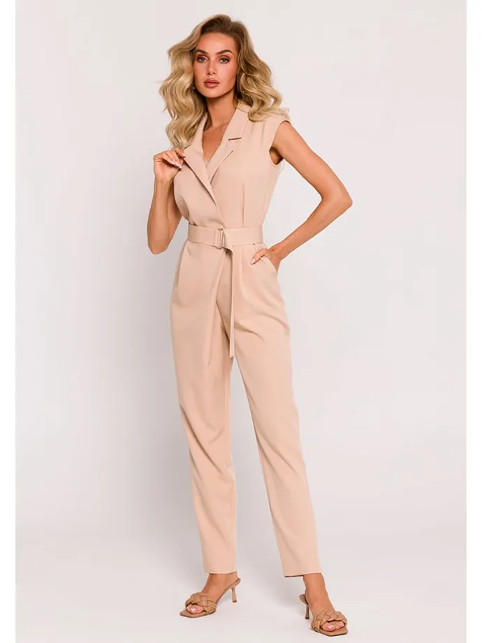 Jumpsuit in Beige