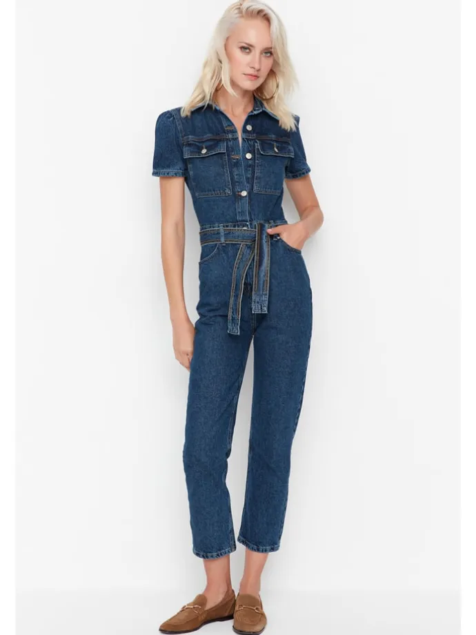 Jumpsuit in Blau