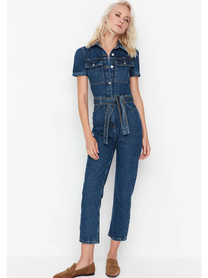 Jumpsuit in Blau