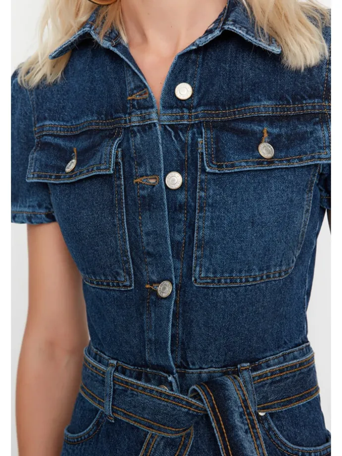 Jumpsuit in Blau