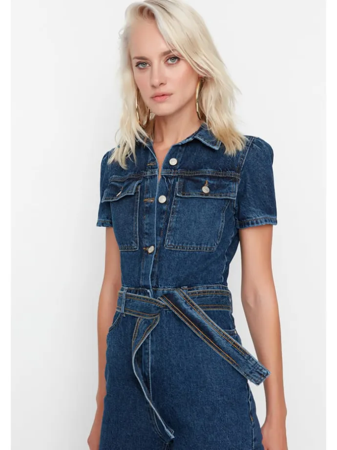 Jumpsuit in Blau