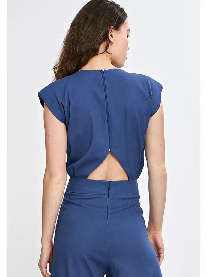 Jumpsuit in Blau